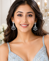 American Diamond Chandelier Earrings