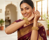 Antique Gold Temple Bangles
