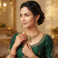 Heritage Temple Design Jewellery Set