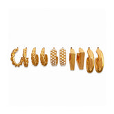 Classic Hoop Earring Set | Gold Tone Everyday Jewellery