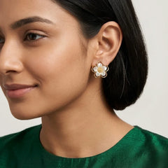 Elegant Flower Earrings | Trendy Fashion Jewellery