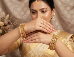 Bridal Ethnic 24k Gold Plating Bangles