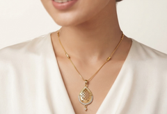 Teardrop Pendant Necklace Set