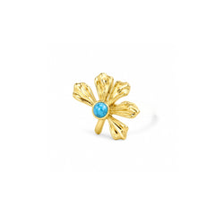 Gold Spiral Statement Ring | Bold Modern Jewellery