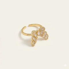 Gold Angel Wing Ring | Unique Fashion Jewellery