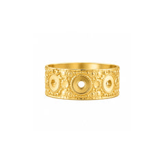 Gold Textured Bangle Bracelet | Elegant Statement Jewellery